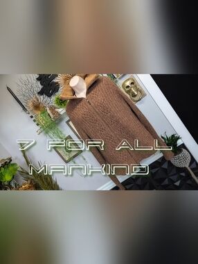 7 for All Mankind Men's Sweater Cardigan LG